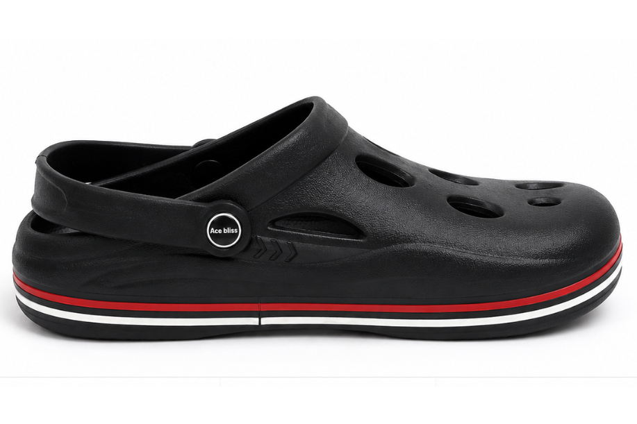 Aqualite Neo 151 — Men's Black Sporty Clogs